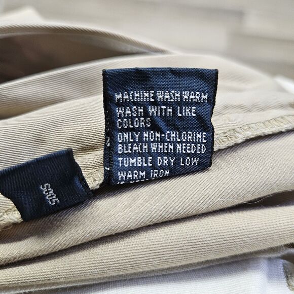 Polo Ralph Lauren Mens Tan Pleated Dress Pants Hammond 36×34 - Picture 12 of 12